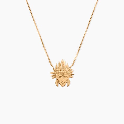 Collier Plaque Or Jaune - Colliers fantaisie Femme | Histoire d&rsquo;Or