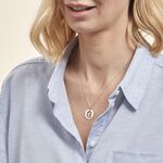 Pendentif Elio G Argent Blanc - Pendentifs Famille | Histoire d&rsquo;Or