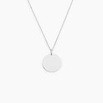 Pendentif Lisa Or Blanc - Pendentifs Naissance Femme | Histoire d&rsquo;Or