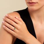 Bague Glykeria Or Jaune Emeraude Diamant - Bagues solitaires Femme | Histoire d&rsquo;Or