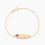 Bracelet Identit&eacute; Marcel Or Jaune - Bracelets Communion Enfant | Histoire d&rsquo;Or