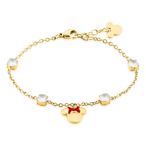 Bracelet Disney Acier Doré Oxyde - Bracelets fantaisie Femme | Histoire d’Or