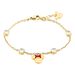 Bracelet Disney Acier Doré Oxyde - Bracelets fantaisie Femme | Histoire d’Or