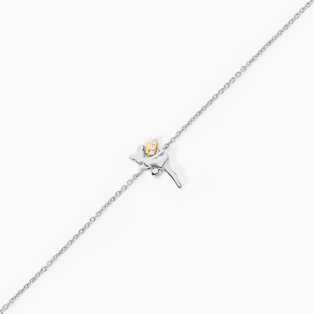 Bracelet Or Jaune Argent Blanc Oxyde De Zirconium - Bracelets Femme | Histoire d&rsquo;Or