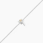 Bracelet Or Jaune Argent Blanc Oxyde De Zirconium - Bracelets Femme | Histoire d&rsquo;Or