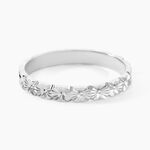 Alliance Fleur Or Blanc - Alliances Unisex | Histoire d&rsquo;Or