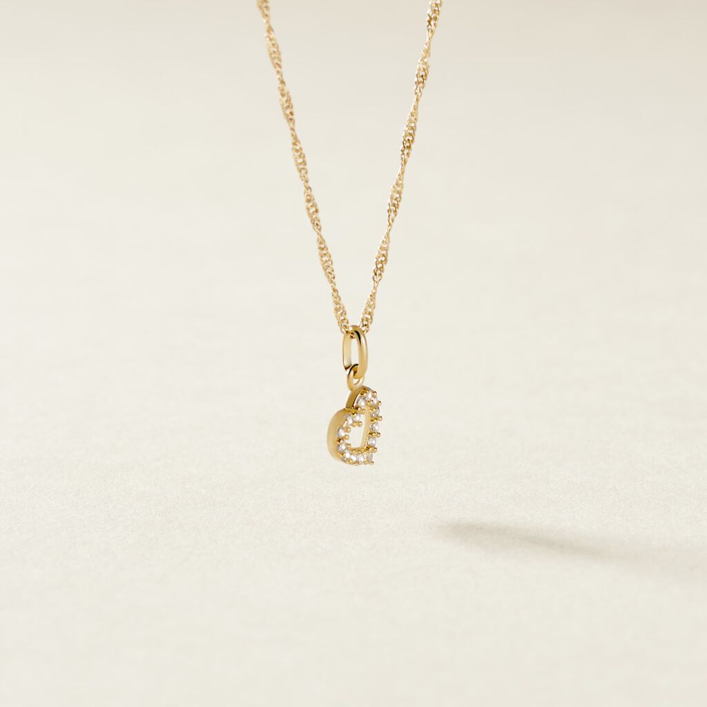 Pendentif Or Jaune Oxyde - F&ecirc;te des m&egrave;res Femme | Histoire d&rsquo;Or