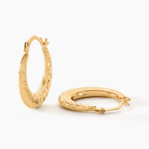 Cr&eacute;oles Annis Or Jaune - Boucles d'oreilles cr&eacute;oles Femme | Histoire d&rsquo;Or