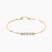 Bracelet Jonc Greta Or Jaune Strass - Bracelets joncs Femme | Histoire d&rsquo;Or