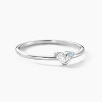 Bague Myhalf Argent Blanc Oxyde De Zirconium