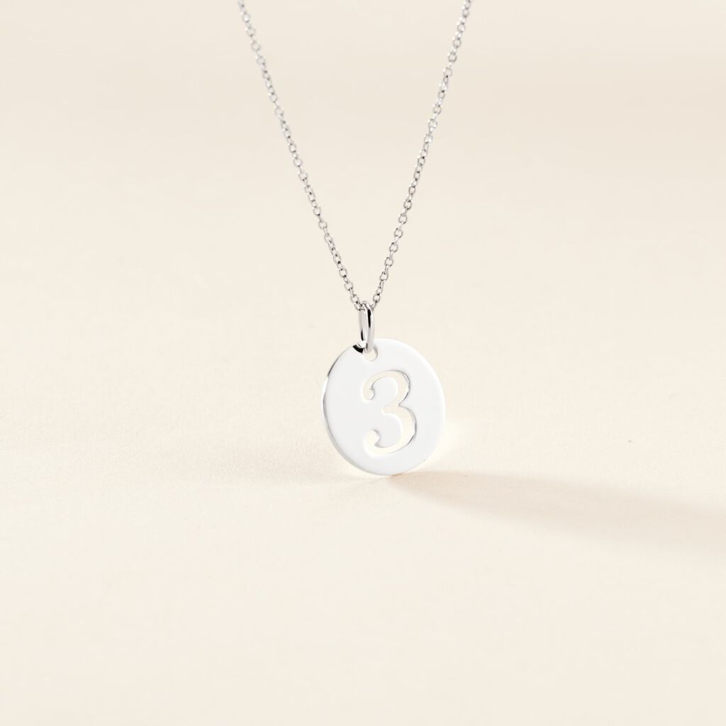 Pendentif Efiso Argent Blanc - Pendentifs Famille | Histoire d&rsquo;Or
