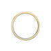 Alliance Izaak Argent Bicolore - Alliances Homme | Histoire d’Or