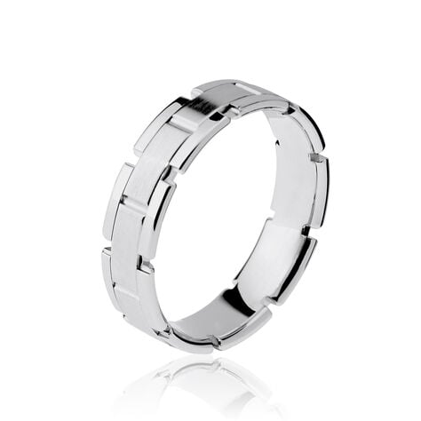Alliance Maille Or Blanc - Alliances Unisex | Histoire d&rsquo;Or