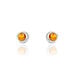 Boucles D'oreilles Argent Blanc Franjo Ambre - Boucles d'oreilles fantaisie Femme | Histoire d’Or