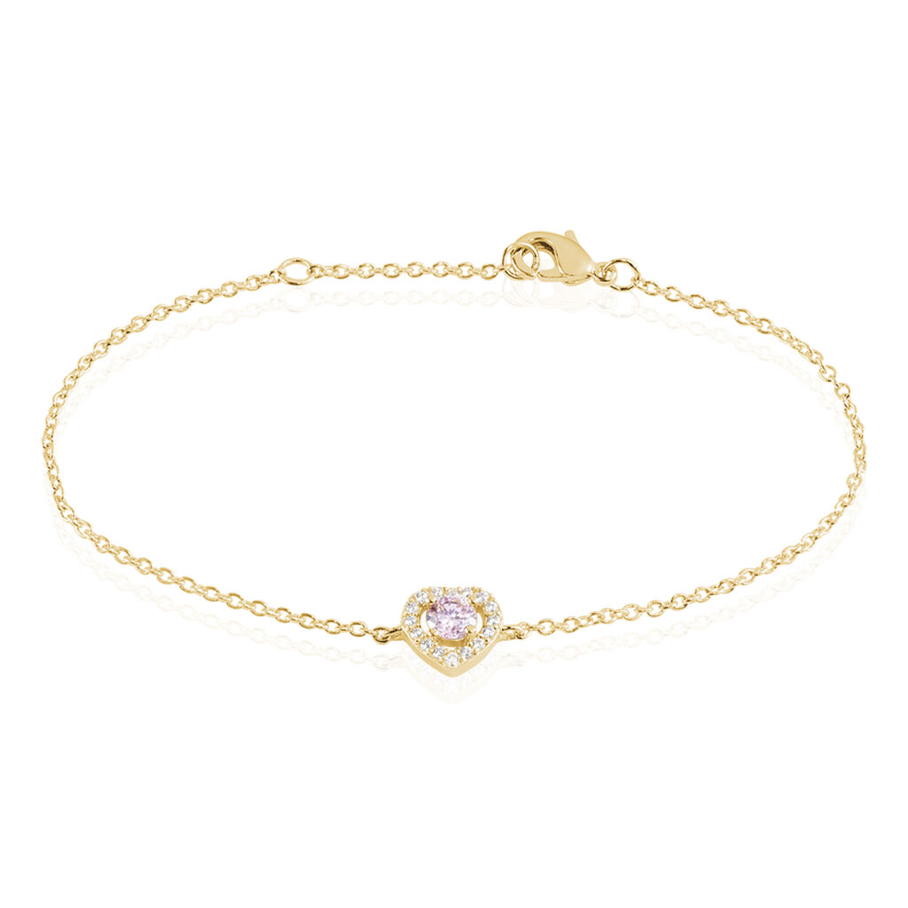 Bracelet Plaqué Or Jaune Alais Oxyde De Zirconium - Bracelets Femme | Histoire d’Or