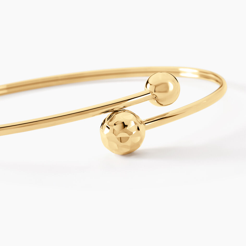 Bracelet Jonc Clemmie Or Jaune - Bracelets joncs Femme | Histoire d’Or