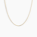 Cha&icirc;ne Igoa Maille For&ccedil;at Diamantee Or Jaune - Chaines Enfant | Histoire d&rsquo;Or