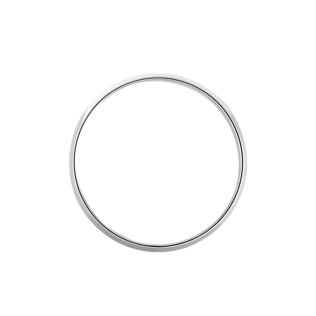 Alliance Irais Demi Jonc Classique Or Blanc - Alliances Famille | Histoire d&rsquo;Or