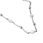 Collier Fancy Argent Blanc - Ras de cou Femme | Histoire d&rsquo;Or