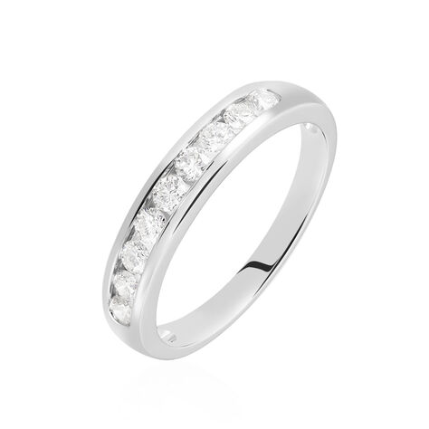 Alliance Giulia Or Blanc Diamant - Alliances Femme | Histoire d’Or