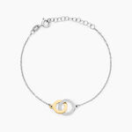 Bracelet Fethi Argent Bicolore - Bracelets Femme | Histoire d&rsquo;Or