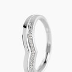Bague Shadene Or Blanc Diamant - Bagues avec pierre Femme | Histoire d&rsquo;Or
