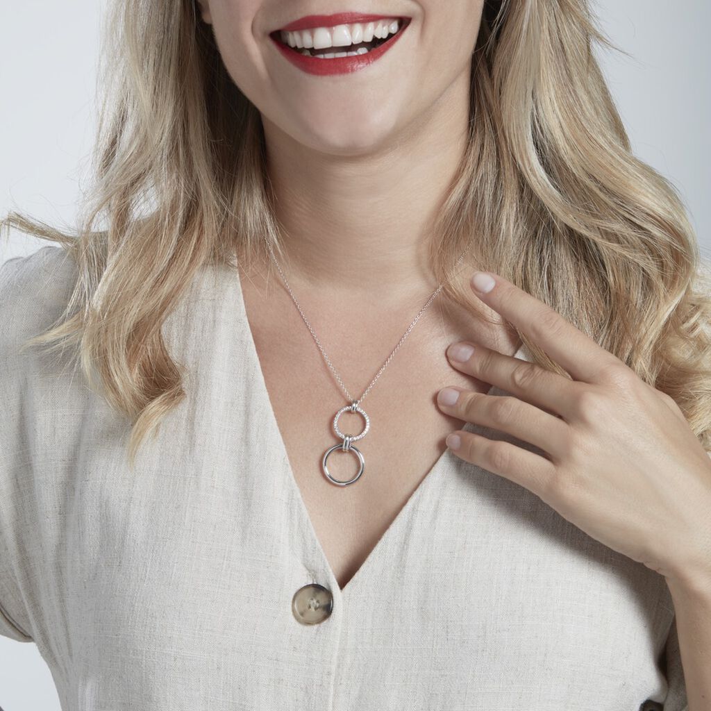 Collier Colas Argent Oxyde De Zirconium - Colliers Femme | Histoire d’Or