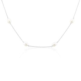 Collier Sautoir Argent Gaspar Perles De Culture 7-8mm 73cm - Sautoirs Femme | Histoire d’Or