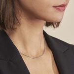 Collier Nahila Argent Blanc - Chaines Femme | Histoire d&rsquo;Or