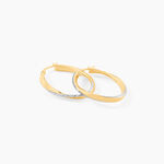 Cr&eacute;oles Doralynne Or Bicolore - Boucles d'oreilles cr&eacute;oles Femme | Histoire d&rsquo;Or