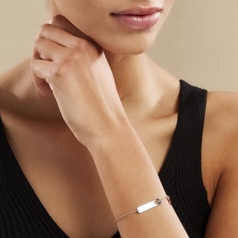 Bracelet Marlaine Argent Blanc - Bracelets Femme | Histoire d’Or