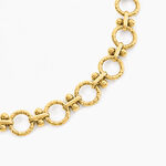 Collier Sahra Acier Jaune - Bijoux sans pierre Femme | Histoire d&rsquo;Or