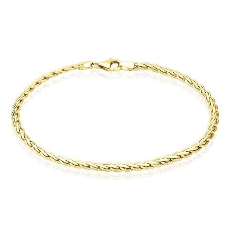 Bracelet Jayna Maille Palmier Or Jaune - Bracelets chaîne Femme | Histoire d’Or