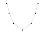 Collier Lidiwine Argent Blanc Oxyde - Colliers fantaisie Femme | Histoire d&rsquo;Or