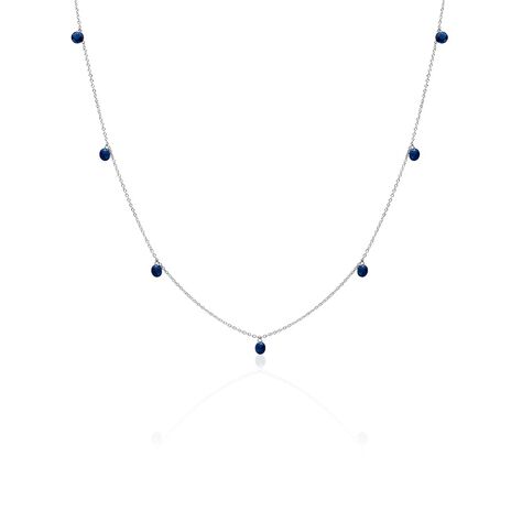 Collier Lidiwine Argent Blanc Oxyde - Colliers fantaisie Femme | Histoire d&rsquo;Or