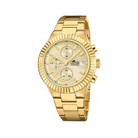 Montre Lotus Freedom Chrono Champagne - Montres chronographes Homme | Histoire d&rsquo;Or