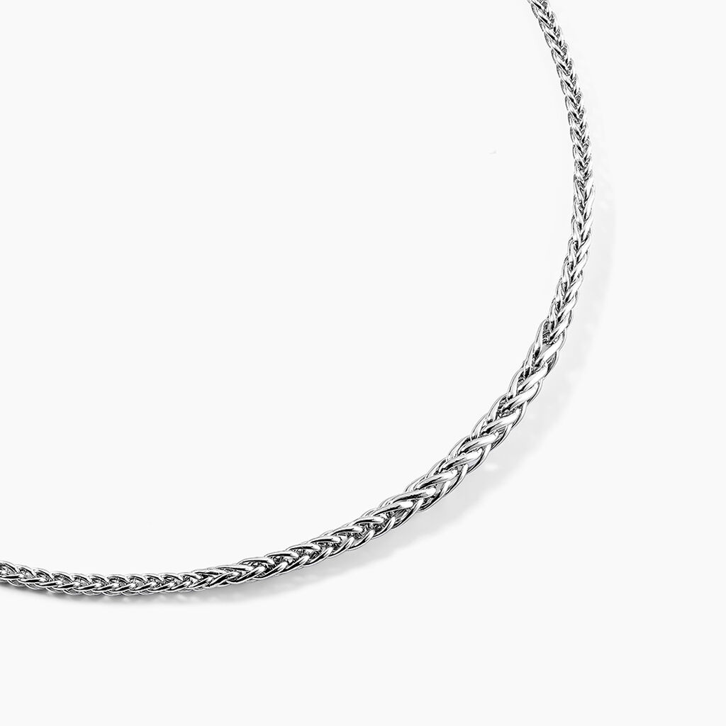Collier Jany Danilo Maille Palmier Or Blanc - Chaines Femme | Histoire d’Or