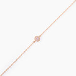 Bracelet Auxana Argent Rose Oxyde De Zirconium - Bracelets Femme | Histoire d&rsquo;Or