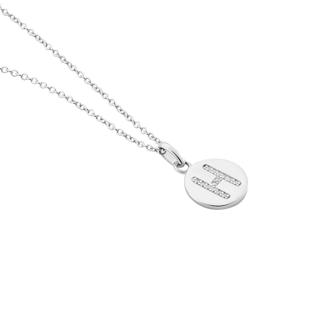 Collier Argent Eugenien Oxydes De Zirconium - Colliers fantaisie Femme | Histoire d’Or