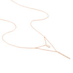 Collier Tea Argent Blanc Oxyde De Zirconium - Colliers doubles et triples cha&icirc;nes Femme | Histoire d&rsquo;Or