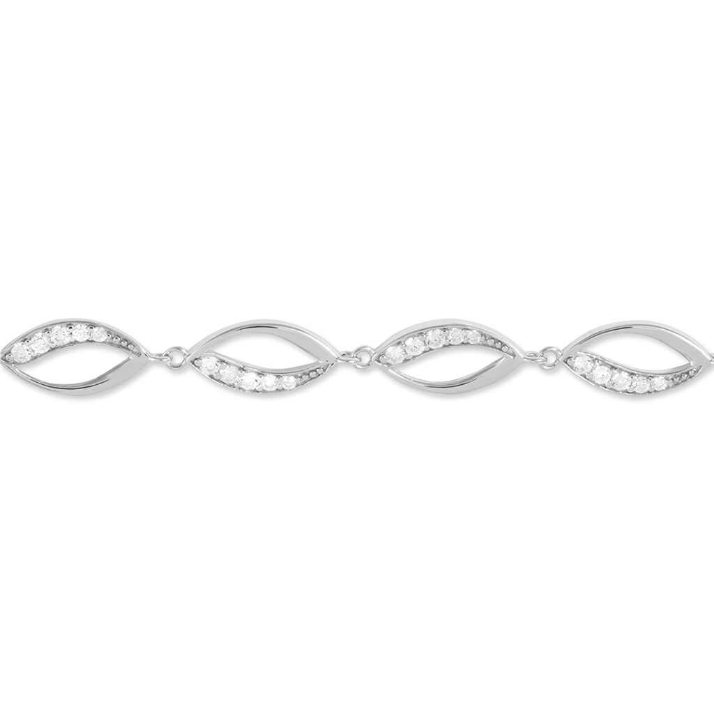 Bracelet Tulin Argent Blanc Oxyde De Zirconium - Bracelets Femme | Histoire d’Or