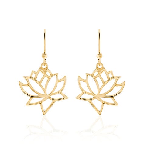 Boucles D'oreilles Pendantes Fuji Plaqué Or Jaune - Boucles d'oreilles fantaisie Femme | Histoire d’Or