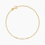 Bracelet Tova Argent Dor&eacute; A L'Or 750/1000 Perle De Culture - Bracelets  | Histoire d&rsquo;Or