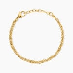 Bracelet Cinthia Acier Jaune - Bracelets cha&icirc;ne Femme | Histoire d&rsquo;Or