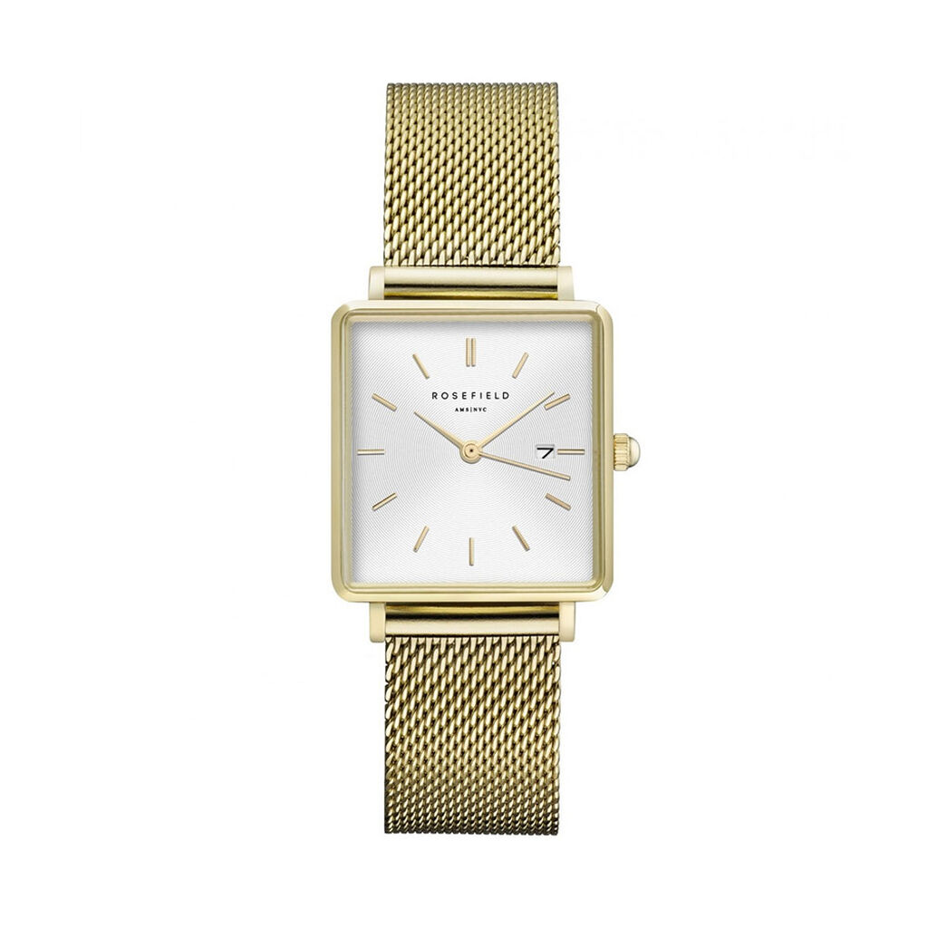 Montre Rosefield The Boxy Blanc - Montres Femme | Histoire d&rsquo;Or