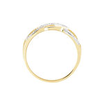 Bague Vaguelette Or Jaune Diamant - Bagues avec pierre Femme | Histoire d&rsquo;Or