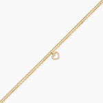 Cha&icirc;ne De Cheville Salome Argent Dor&eacute; A L'Or 750/1000 Oxyde De Zirconium - Cha&icirc;nes de cheville Femme | Histoire d&rsquo;Or