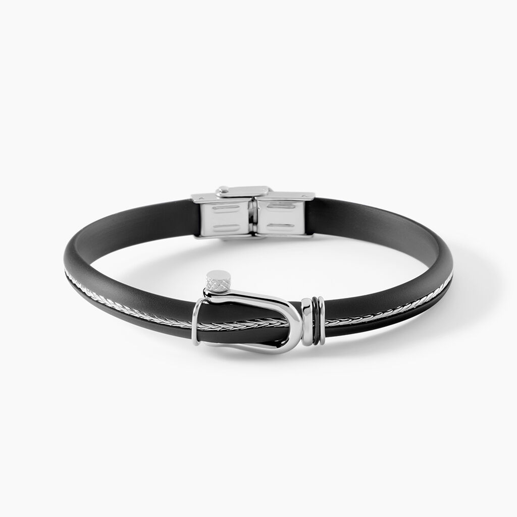 Bracelet Seb Acier Blanc - Bracelets Homme | Histoire d&rsquo;Or