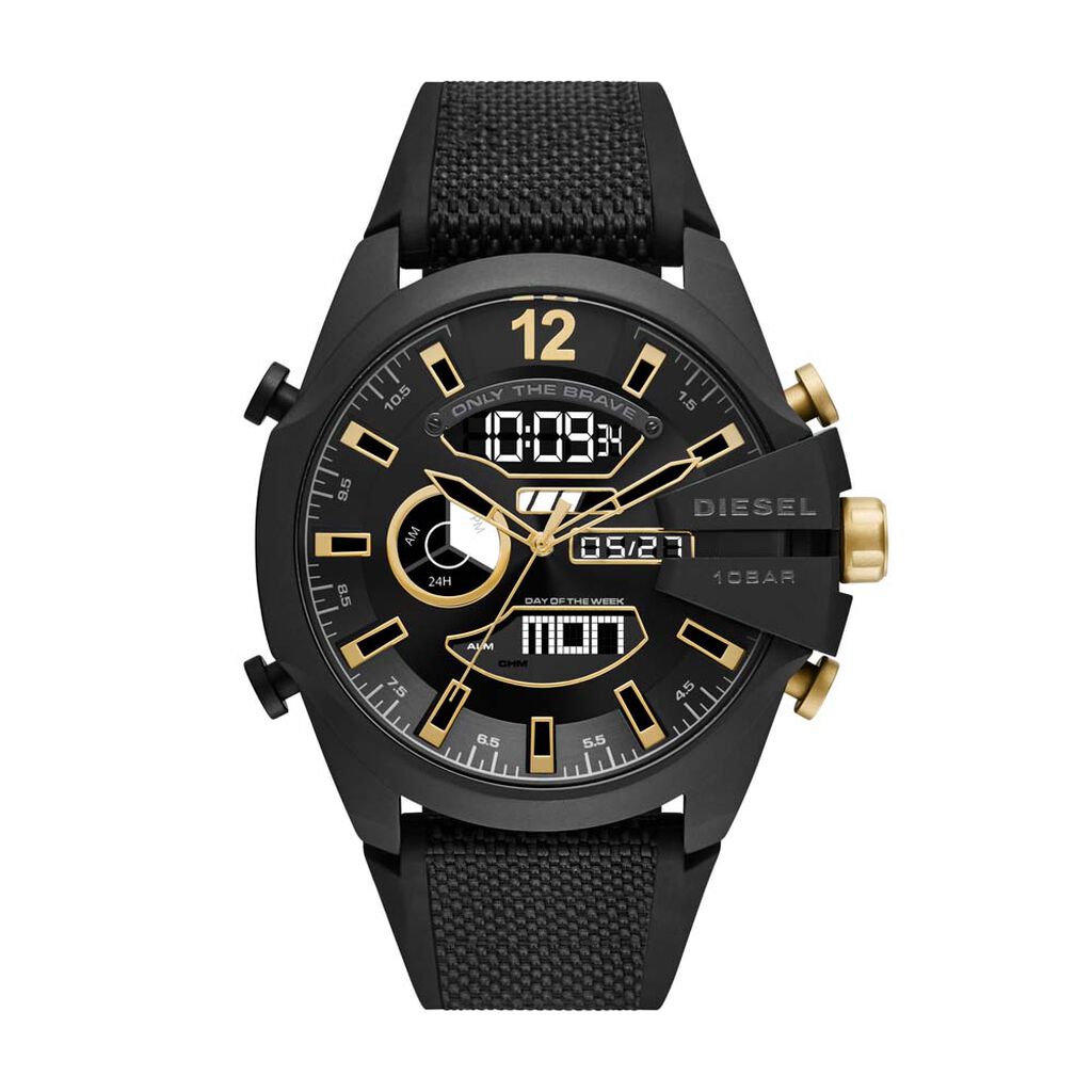Montre Diesel Mega Chief Noir - Montres Homme | Histoire d’Or