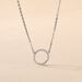 Collier Stip Or Blanc Oxyde De Zirconium - Colliers Femme | Histoire d’Or